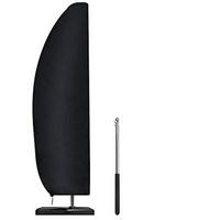 SONNENSCHIRMHÜLLE wasserdicht 265 cm - Schwarz, Textil (70/40/265cm)