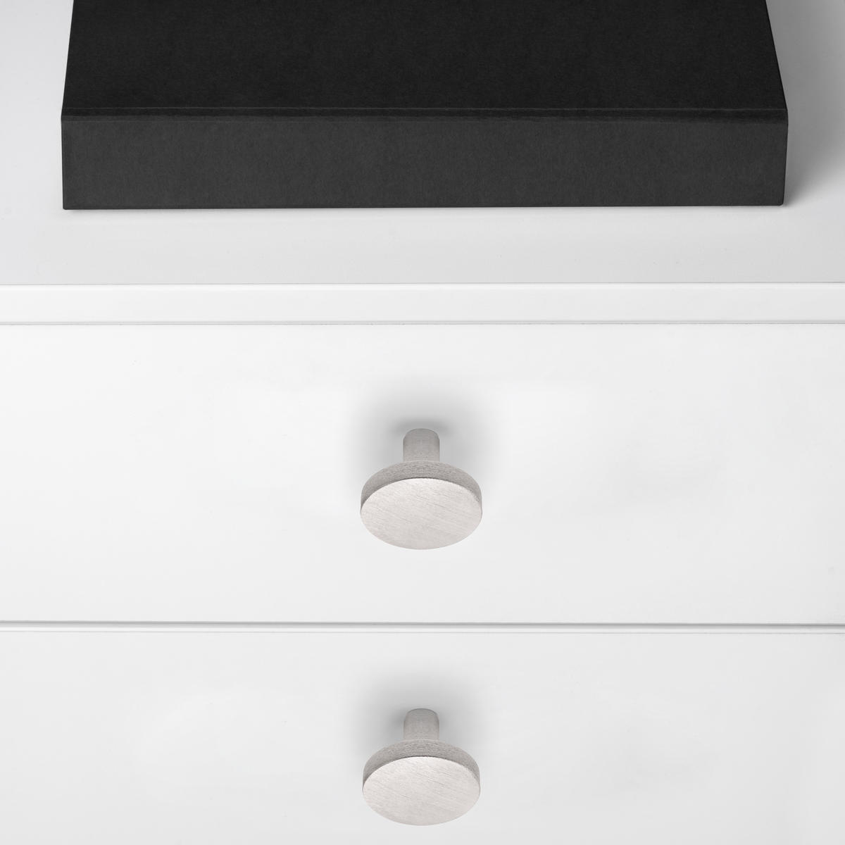 MÖBELKNÖPFE Uppsala, Durchmesser 30mm, Aluminium, rostfrei eloxiert 10er-set - Edelstahlfarben, Metall (3/3/3cm) - EMUCA