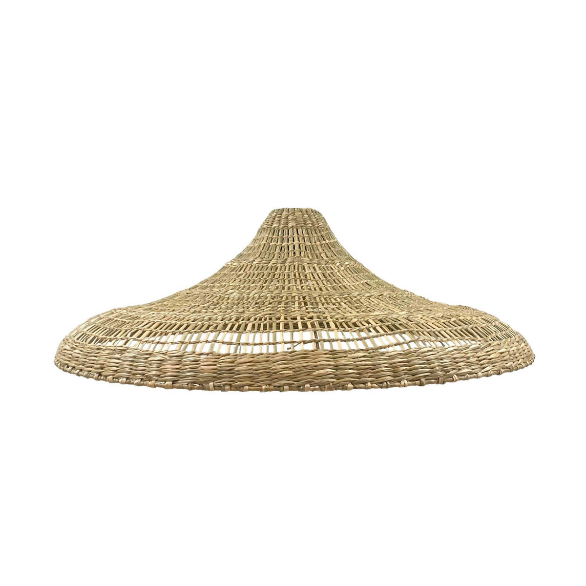 LAMPENSCHIRM FREYA LARGE beige - Beige, Naturmaterialien (75/75/22cm) - Lumisky