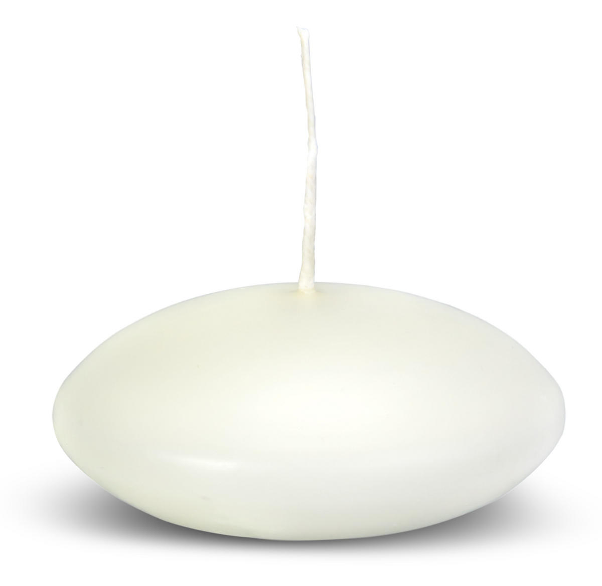MAXI-SCHWIMMKERZEN Weiß Ø 80 mm, 8 Stück - Weiß, Paraffin (8/3.2/8cm) - Wiedemann Kerzen