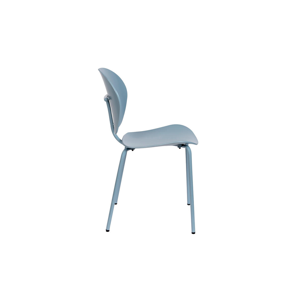 ESSZIMMERSTUHL The Ocean Chair Blau - 2 er Set - Blau, Kunststoff (43/85.5/55cm) - Zuiver