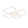 LED-DECKENLEUCHTE Wolkenbruch 72.4/7.3/72.4 cm - Weiß, Metall (72.4/72.4/7.3cm) - ZMH