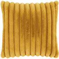 KISSENHÜLLE Raya Streifen Look senf - Gelb, Textil (45/45cm) - Magma Heimtexx