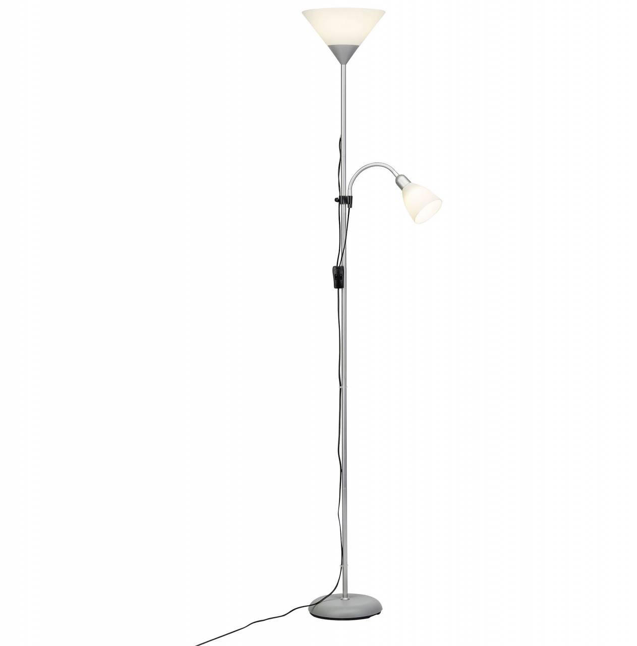 Brilliant Deckenfluter Silber 25x180x41 cm