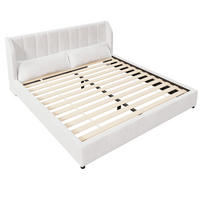 POLSTERBETT 180/200 cm mit Lattenrost, DE-41854, in Beige - Beige, Holzwerkstoff (180/200cm) - ComfortXL