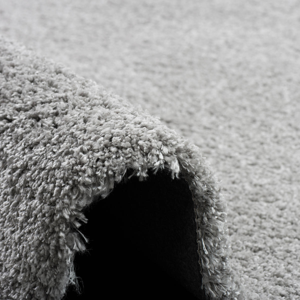 LUXUS HOCHFLOR SHAGGY TEPPICH DREAM RUND - Grau, Textil (200/200cm) - Snapstyle