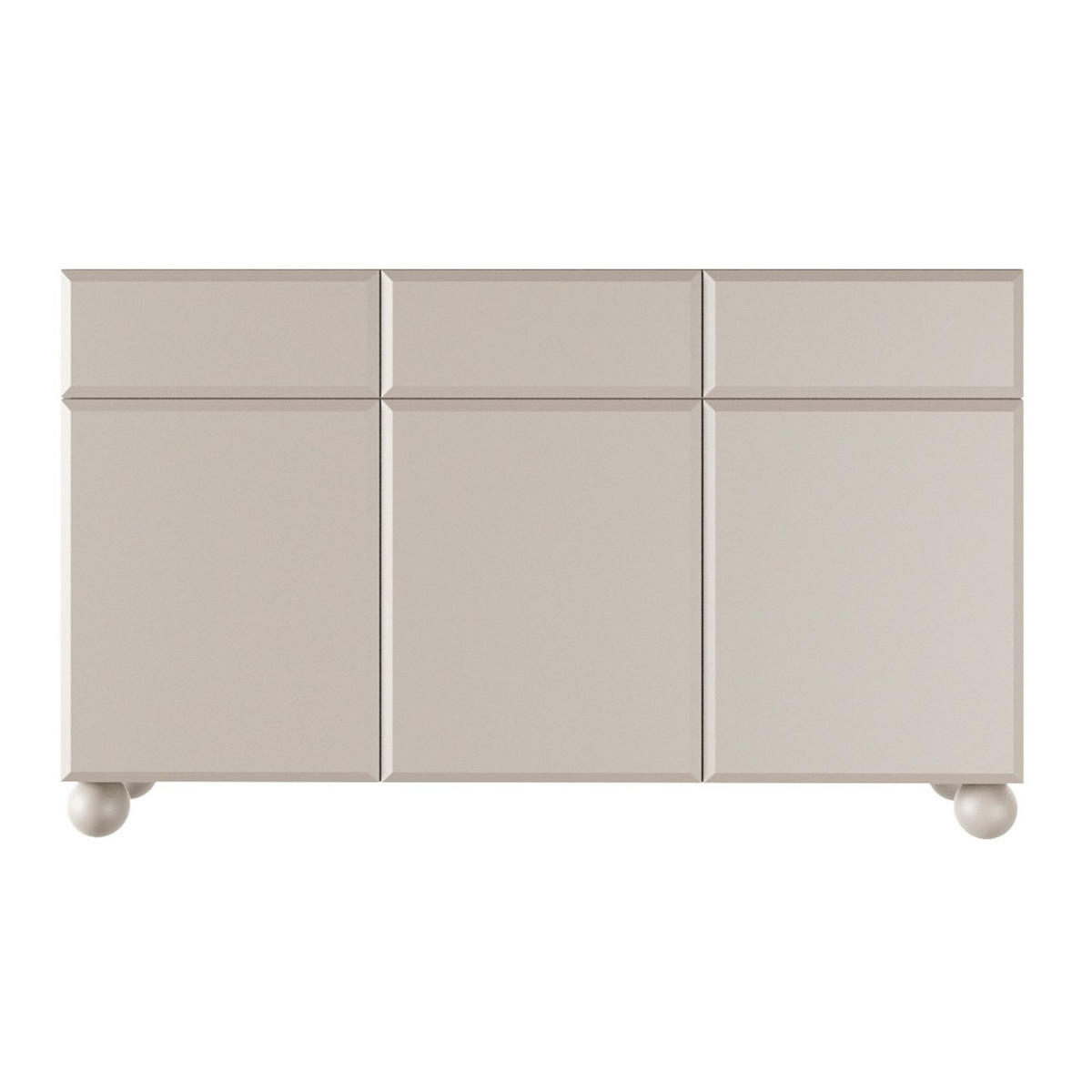 SIDEBOARD Chocolated Beige 150 cm - Beige/Goldfarben, Holz/Holzwerkstoff (150/90.5/39cm) - Selsey