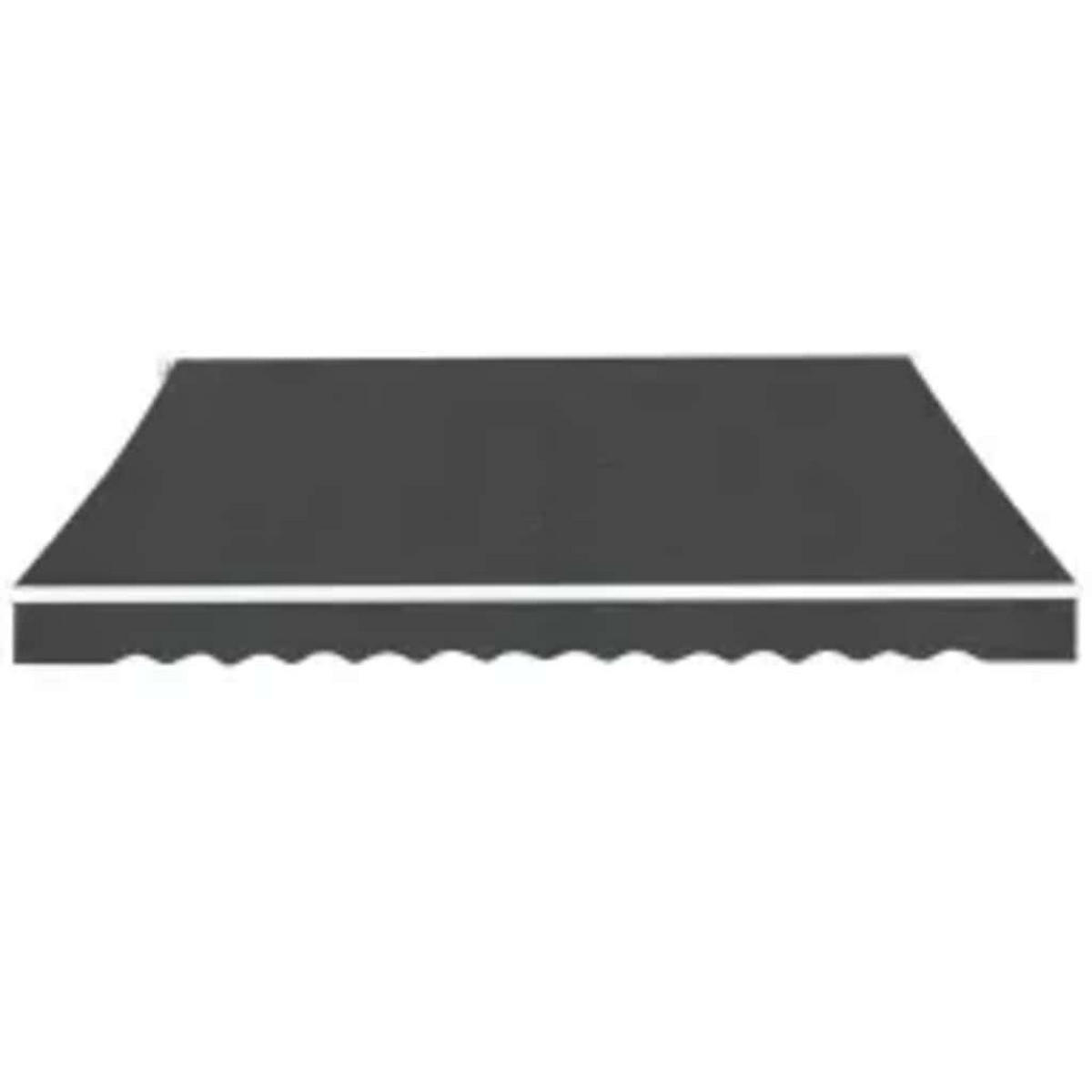 GELENKARMMARKISE 600 cm Anthrazit - Anthrazit, Textil (3/1/6cm) - furnicato