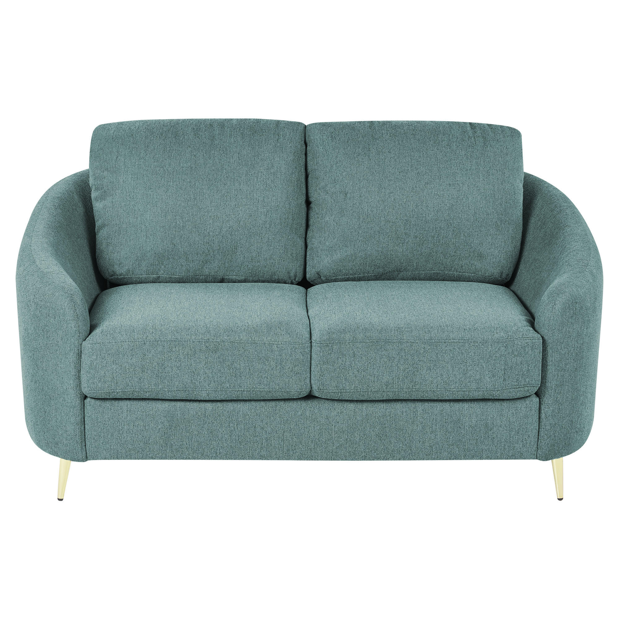 2-SITZER-SOFA Polsterbezug Mintgrün Trosa - Mintgrün, Textil (153/88/86cm) - Beliani