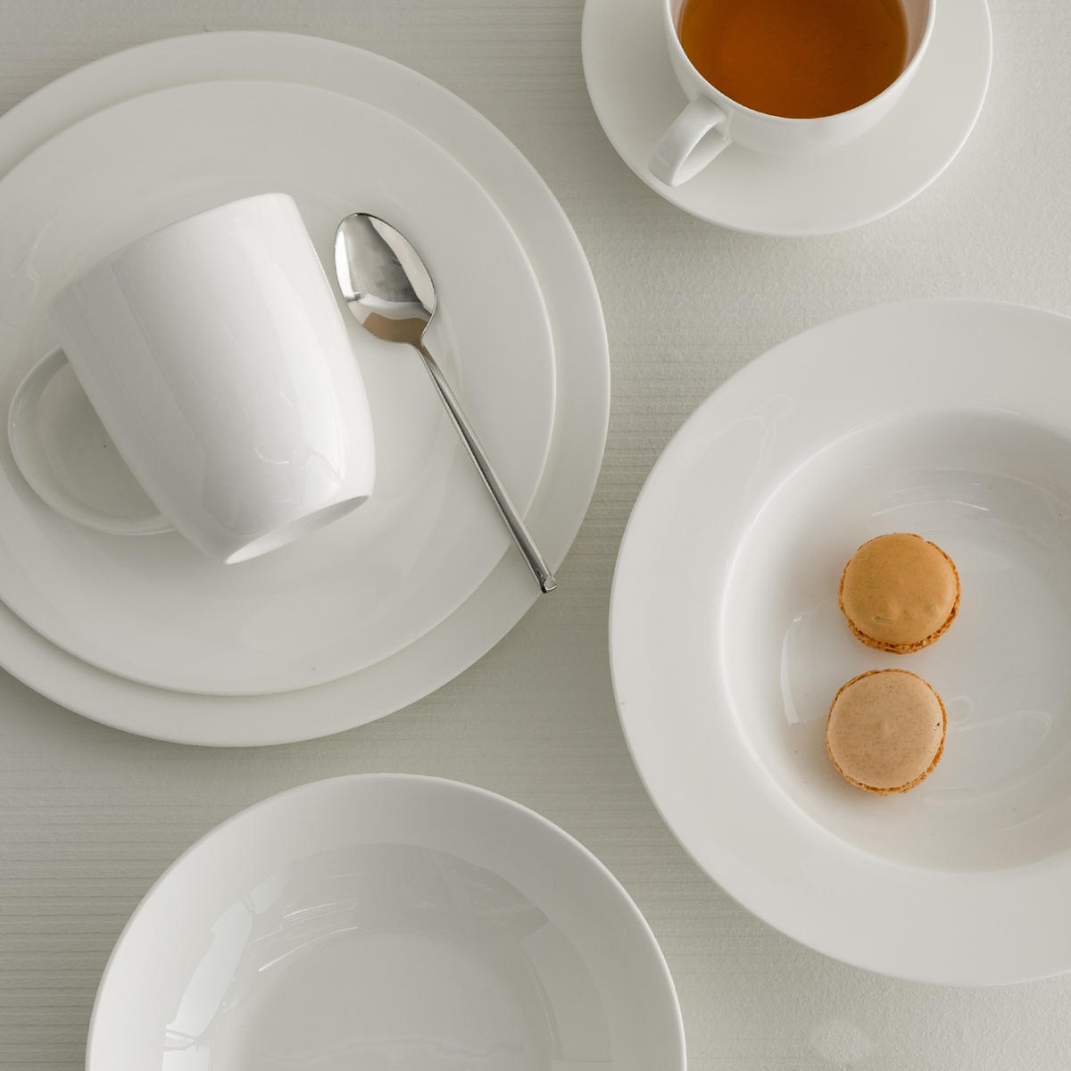 ESSTELLER Bianco - Weiß, Keramik (26.1cm) - home&you