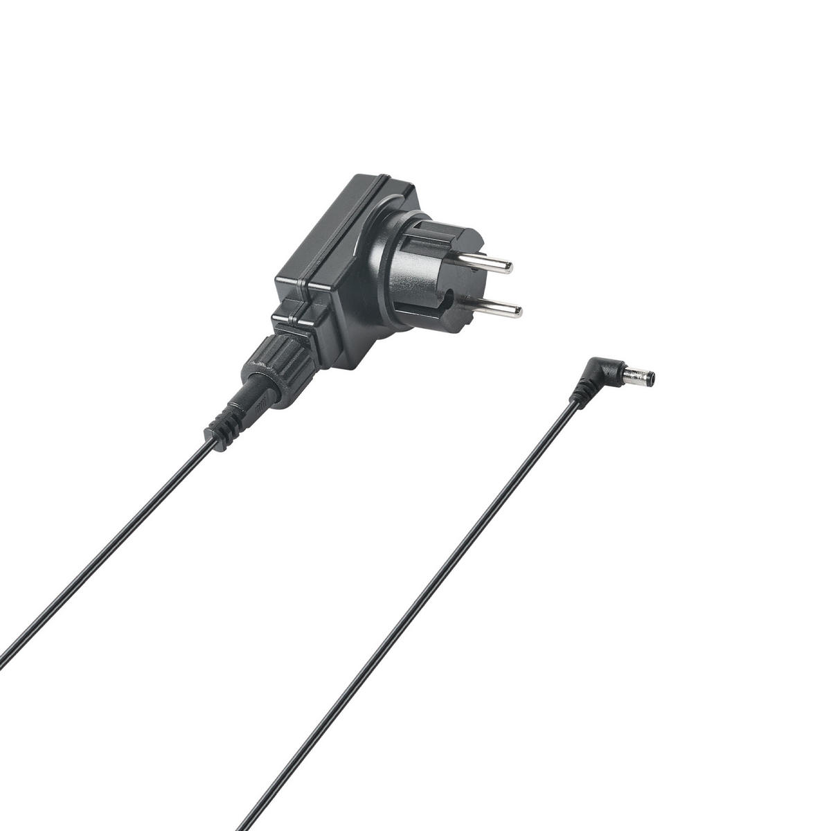 LED-STEHLEUCHTE Weiß/Schwarz Fonesca - Schwarz/Weiß, Kunststoff (30/30/150cm) - Beliani