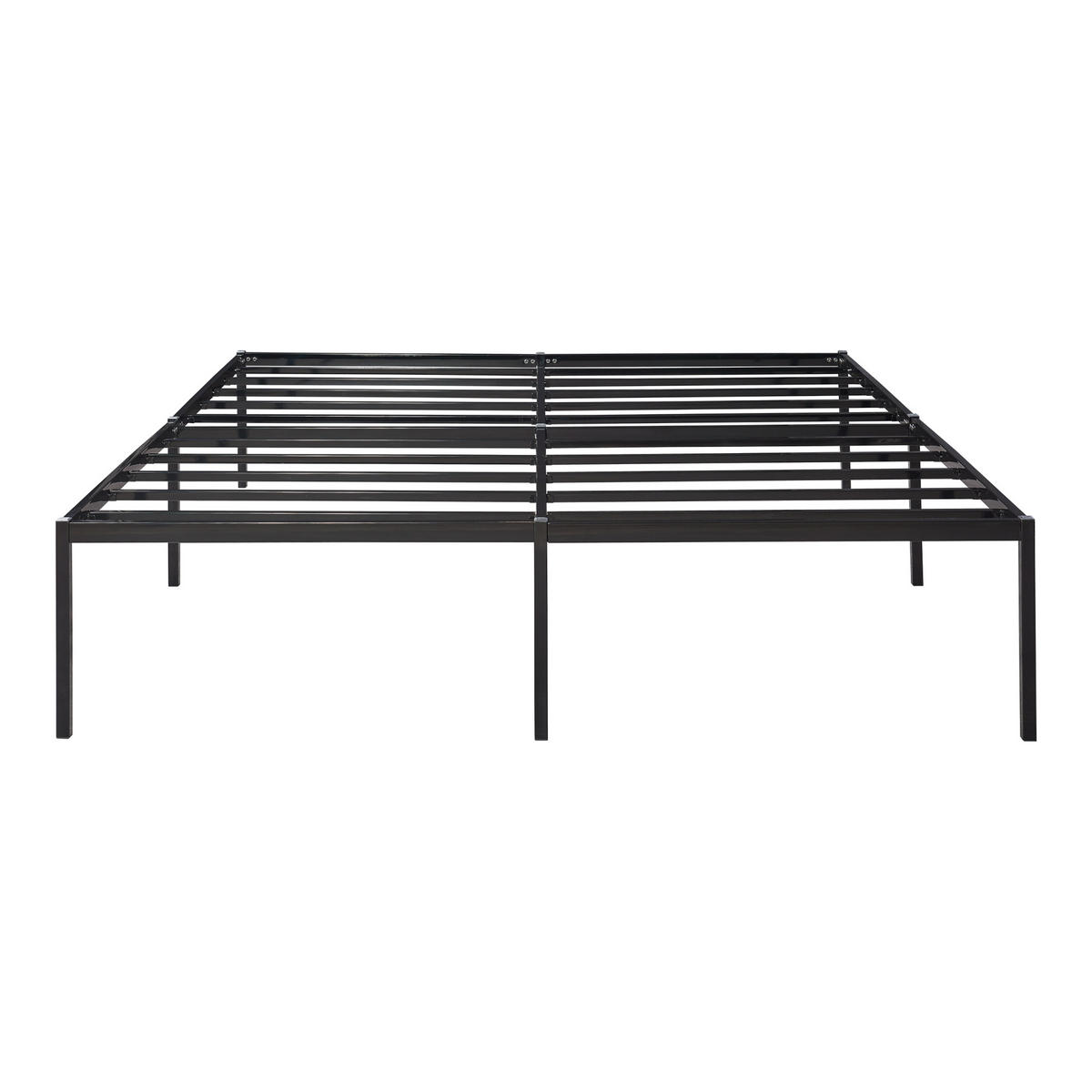 METALLBETT Vårdö - Schwarz, Metall (180/200cm) - [en.casa]