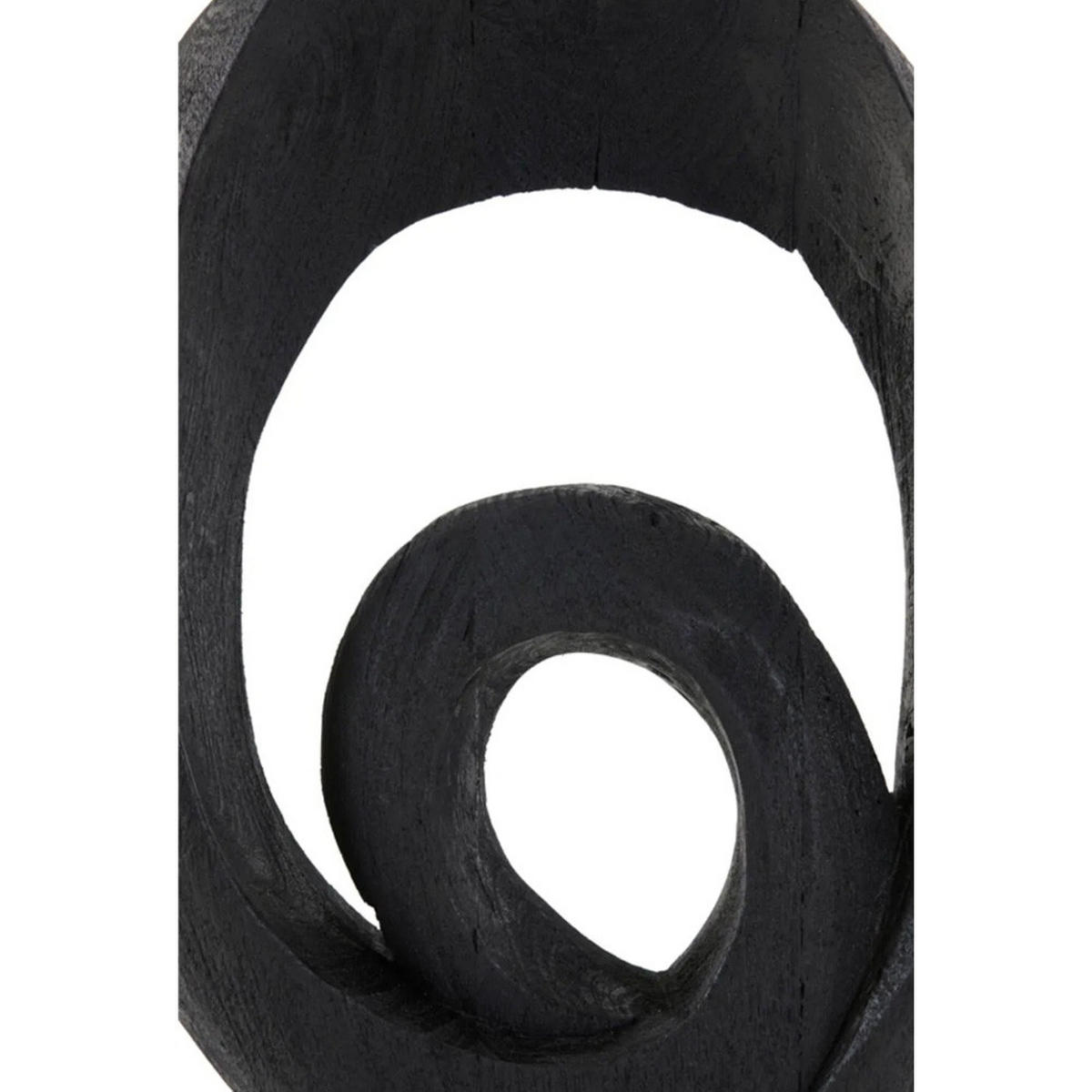 ORNAMENT Randa Schwarz 30/9/46 cm - Schwarz, Holz (9/46/30cm) - Light & Living