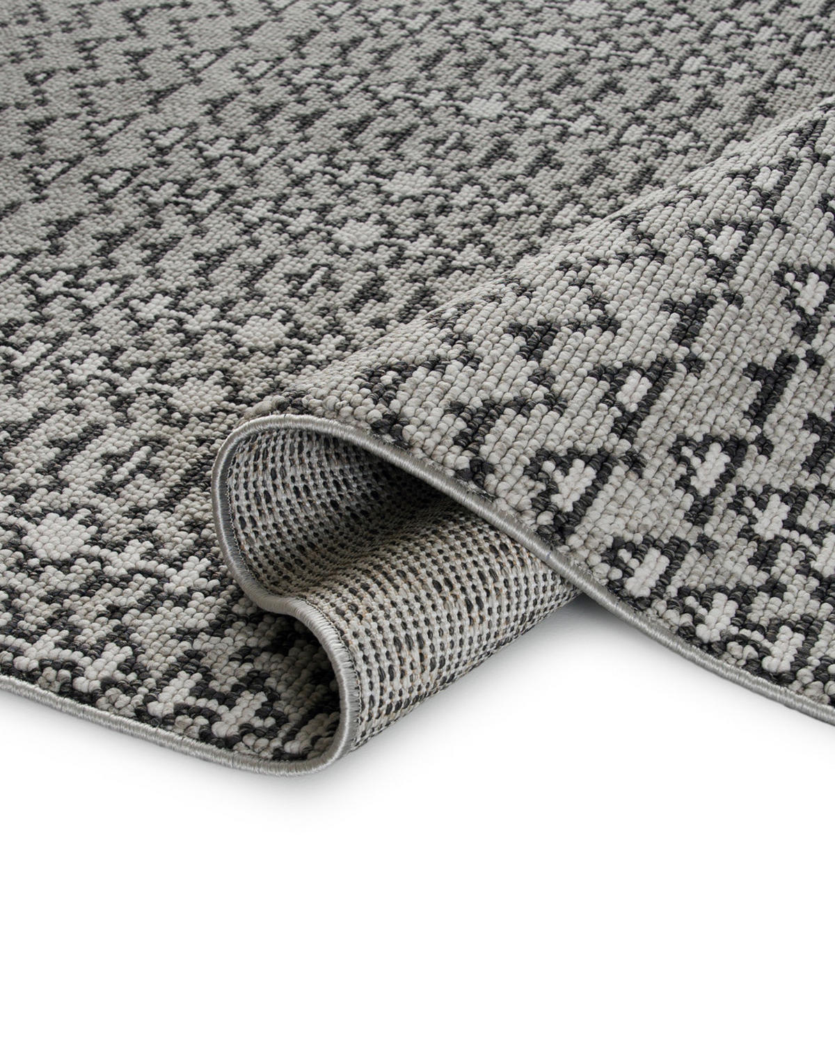 TEPPICH Lora Gray Mazovia 300x400cm Grau Gepunktet Kurzflor - Grau, Textil (300/400cm) - Mazovia