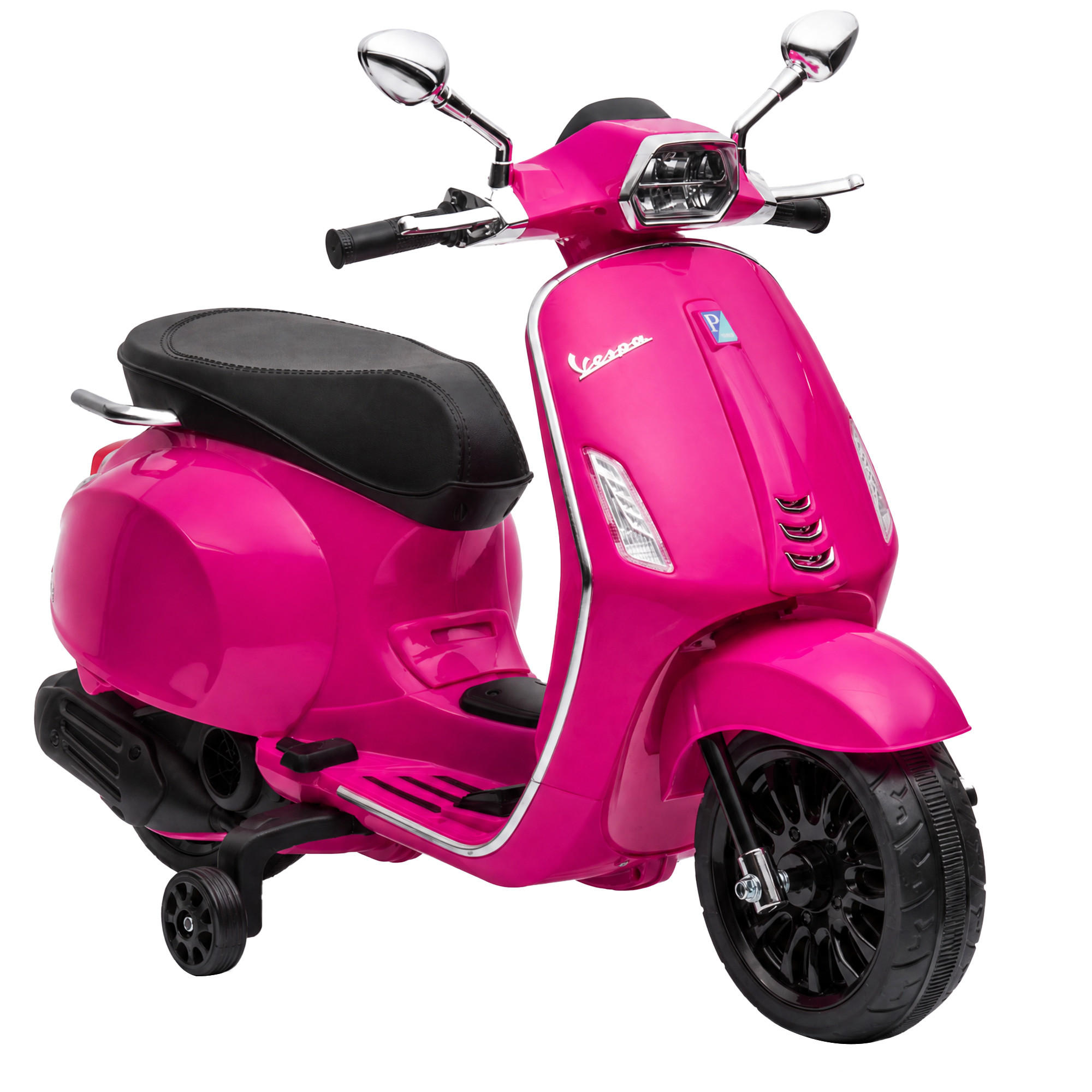 KINDER-ELEKTRO-MOTORRAD Kunststoff Metall Rosa - Rosa, Kunststoff (107/47/73cm) - AIYAPLAY