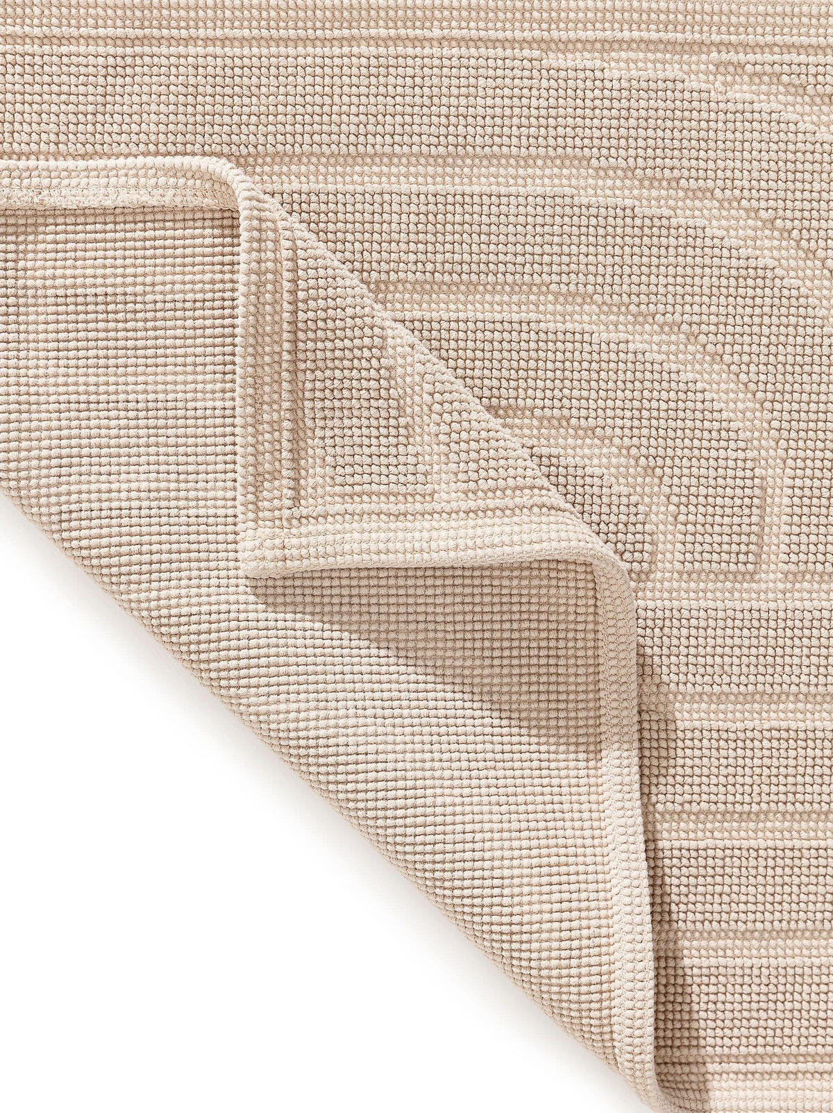 BADEMATTE Jojo Beige 50x80 cm - Beige, Textil (50/80cm) - benuta Nest