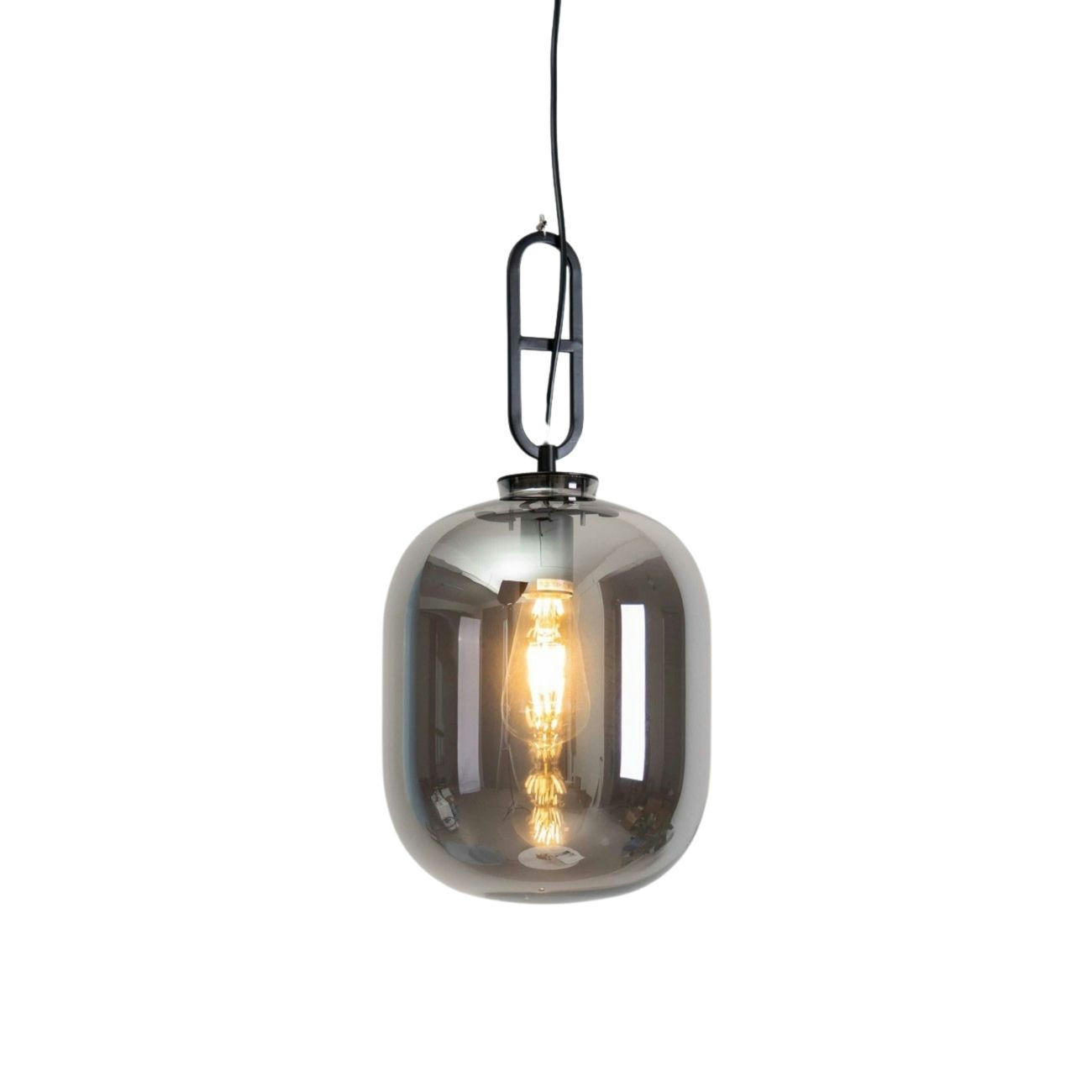 HÄNGELEUCHTE Tamale, Rauchgrau, 30cm - Grau, Glas (30/25/30cm) - KOSILUM