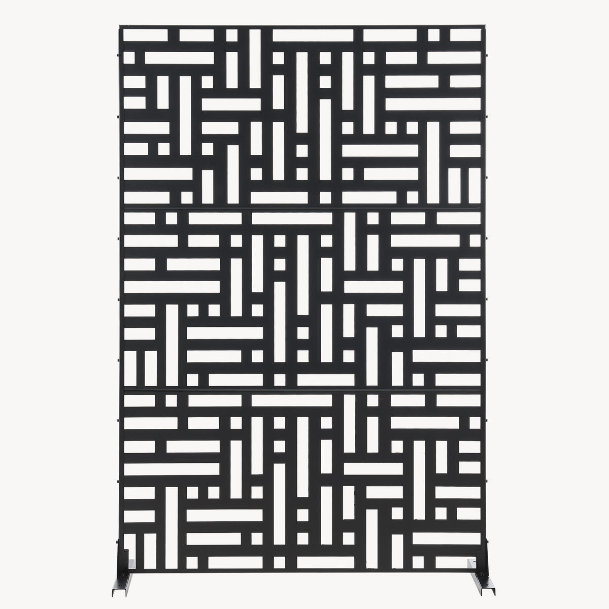 DĚLÍCÍ STĚNA Bernalda - černá, kov (120/180cm) - casa.pro