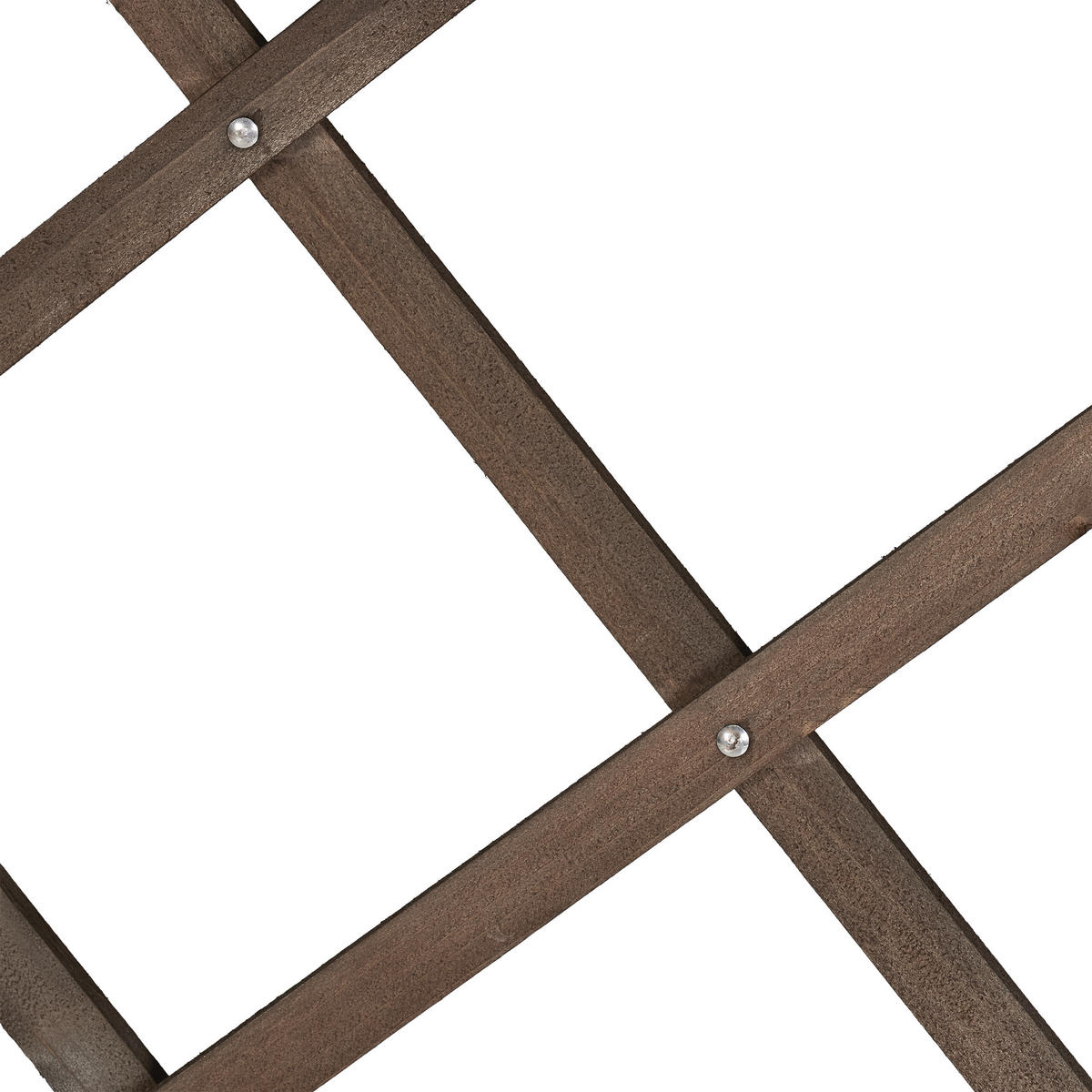 3XRANKGITTER - Braun, Holz (60/180/1cm) - Relaxdays