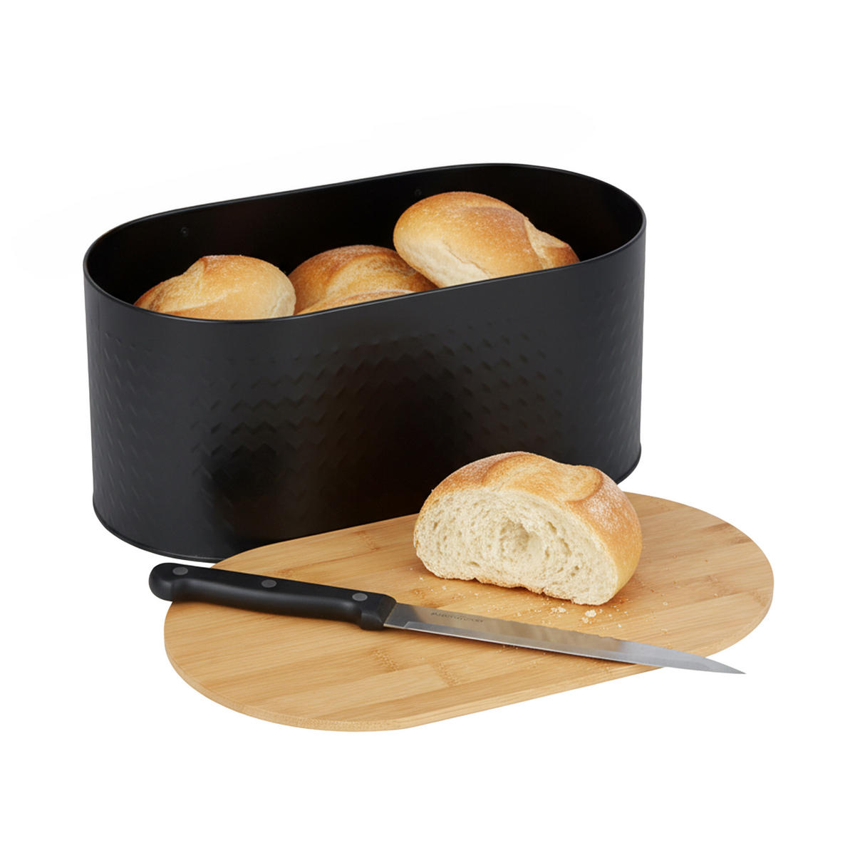 CHLEBÍK - viacfarebná, kov/drevo (34/15.5/18.5cm) - Relaxdays