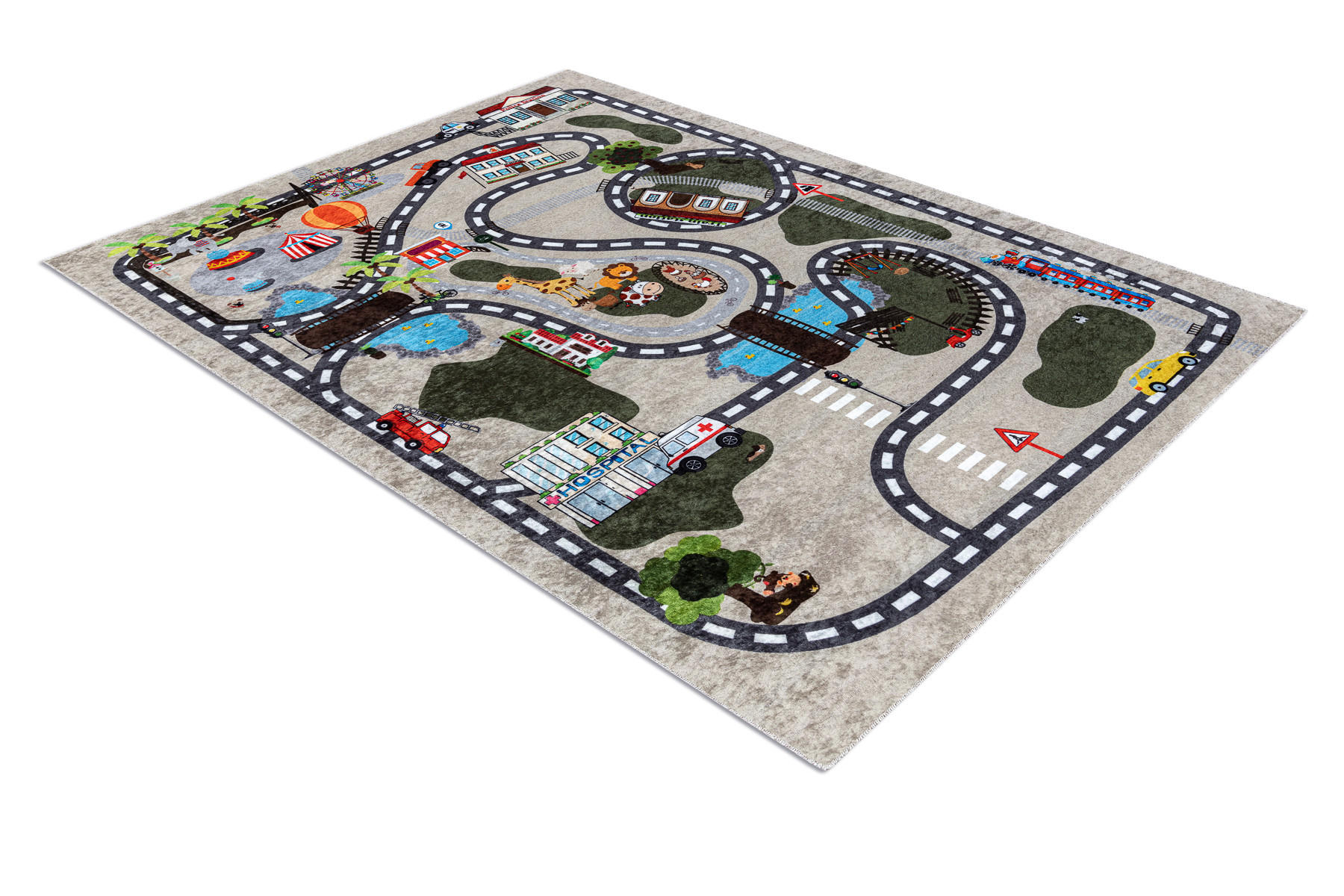 Thumbnail - rugsX Teppich, Beige, Textil, Rechteckig, 120x170 cm, Teppiche & Böden, Teppiche, Teppich Kinderzimmer