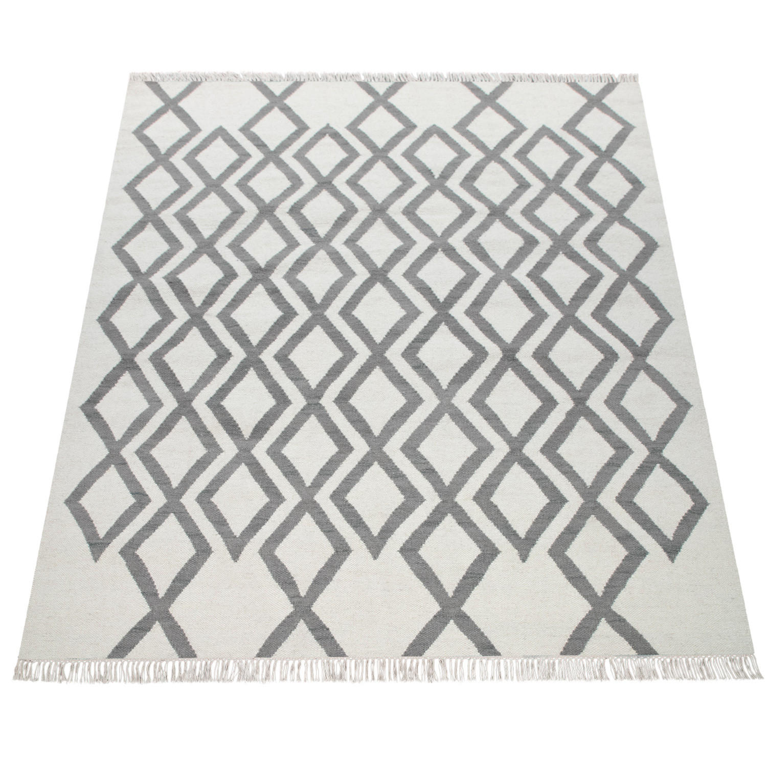 HOCHFLORTEPPICH 120/170 cm Kenitra 502 - Grau, Textil (120/170cm) - Paco Home