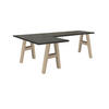 ECKSCHREIBTISCH Eda 2 210 x 160 x 75 Computertisch Eiche sägerau/Graphit - Grau, Holz (210/160/75cm) - 58aufmkessel