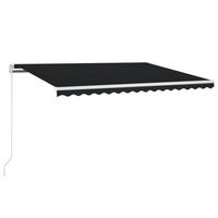 MARKISE Manuell Einziehbar 450x350 cm Anthrazit - Anthrazit, Metall (450/1/450cm) - furnicato