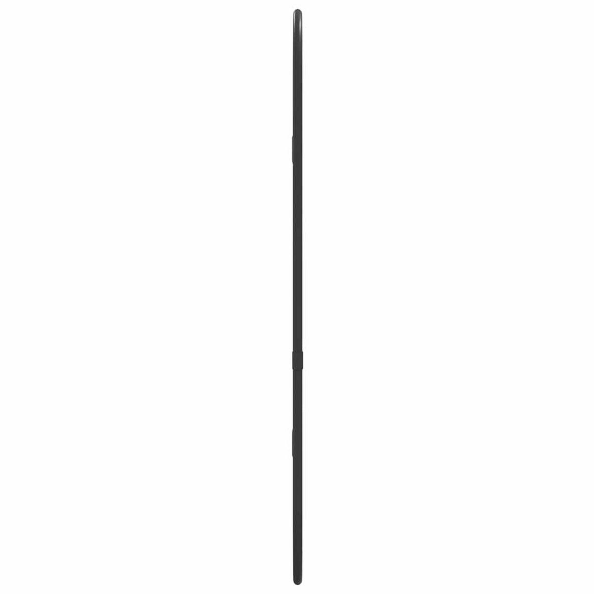 WANDSPIEGEL Schwarz 50x20 cm Oval - Schwarz, Glas (20/50/1cm) - furnicato