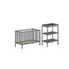 BABYZIMMER Set Kara-lynn 3 Komplettset Massivholz Buche Anthrazit - Grau, Holz (203/95/64cm) - 58aufmkessel