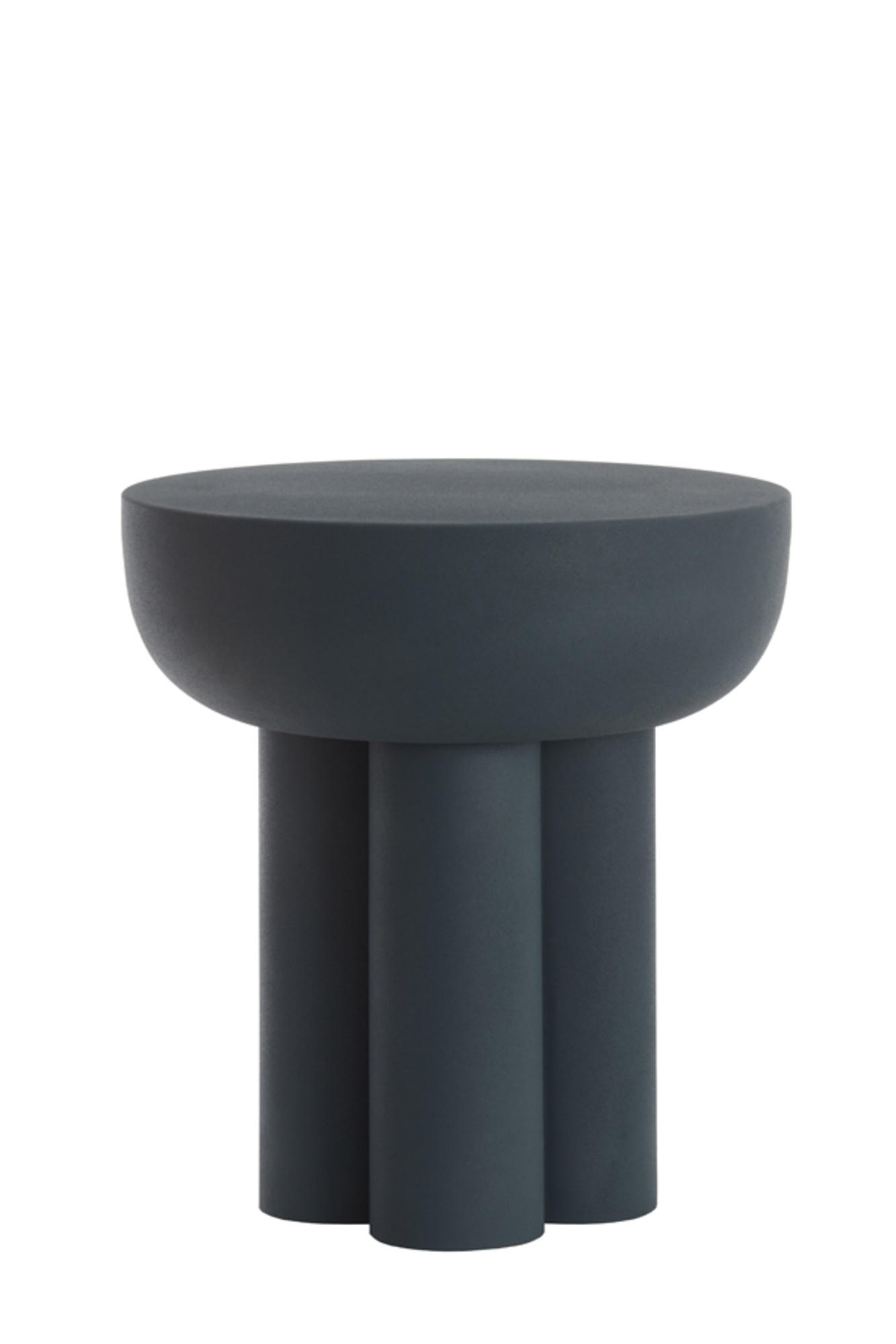 BEISTELLTISCH Mikola Blau Ø46/50 cm - Blau, Metall (46/46/50cm) - Light & Living