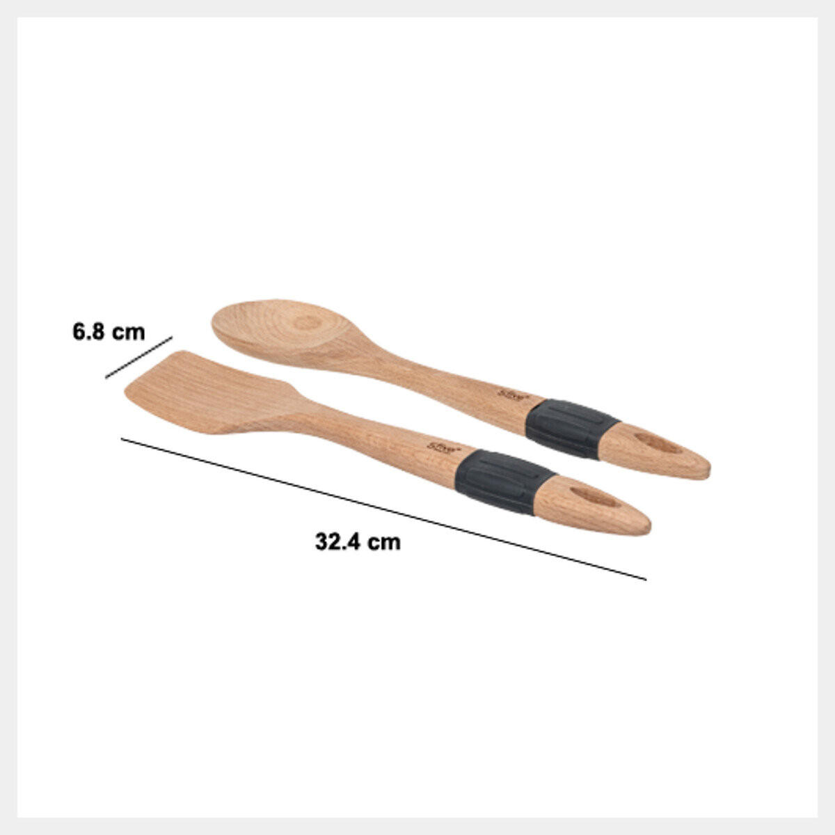 KÜCHENZUBEHÖR Buchenholzspatel 2er-Set - Braun, Holz (1.5/32.5/6.4cm) - 5five Simply Smart