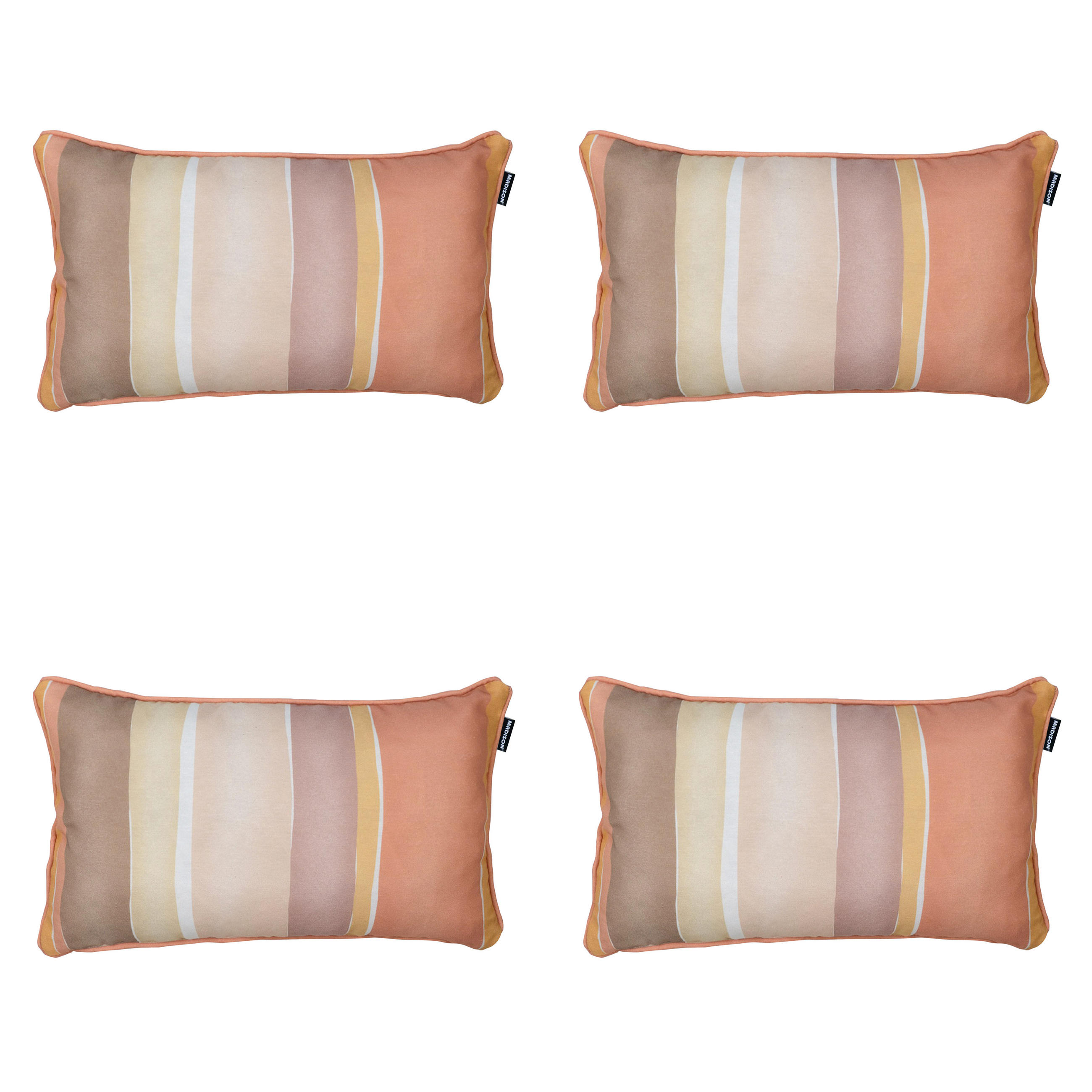 DEKORATIONSKISSEN Nox - Mehrfarbig - 30/50/10 cm - 4er-Set - Multicolor, Textil (50/30cm) - Madison