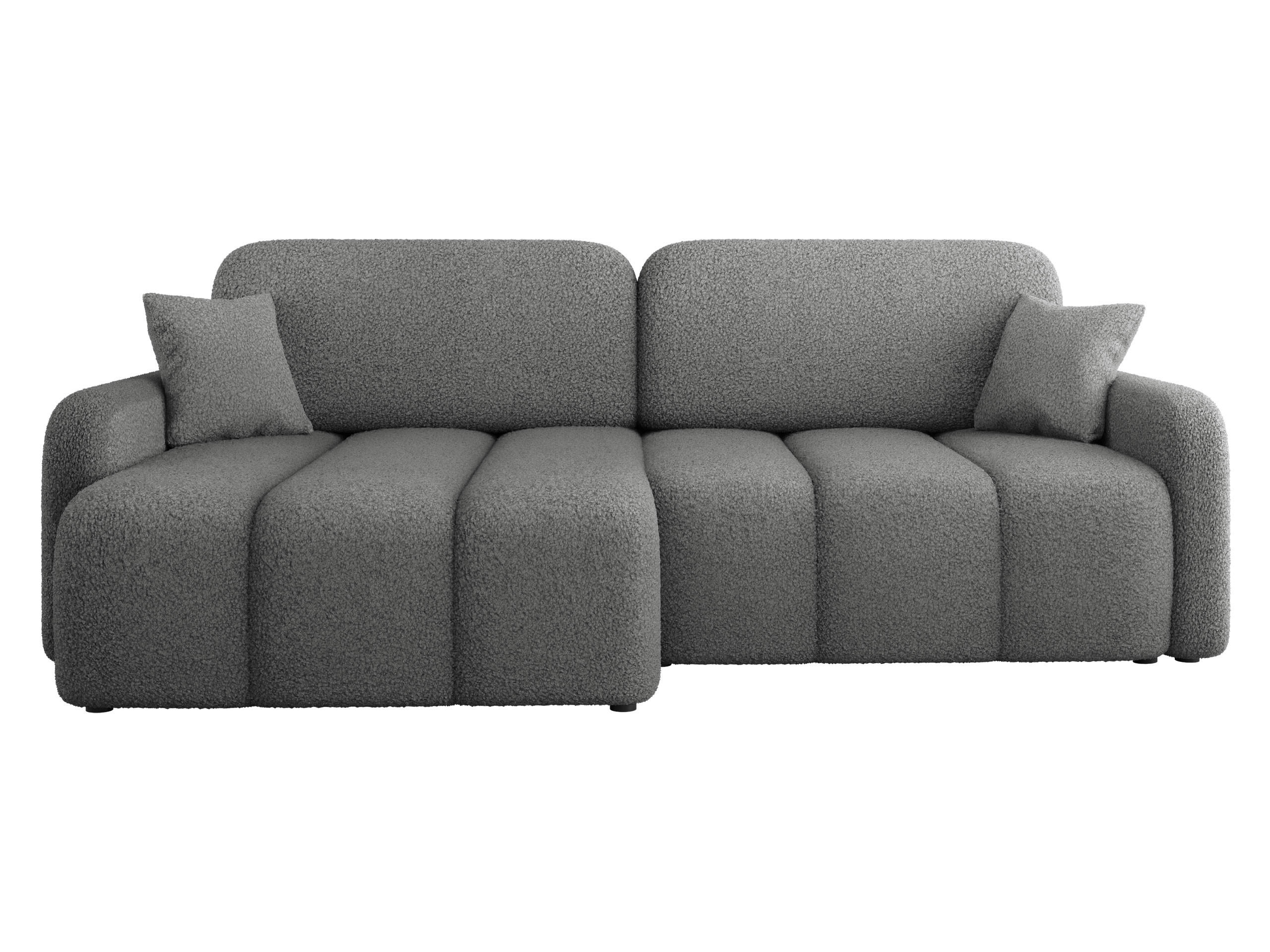 Mirjan24 Ecksofa Grau 236x160 cm