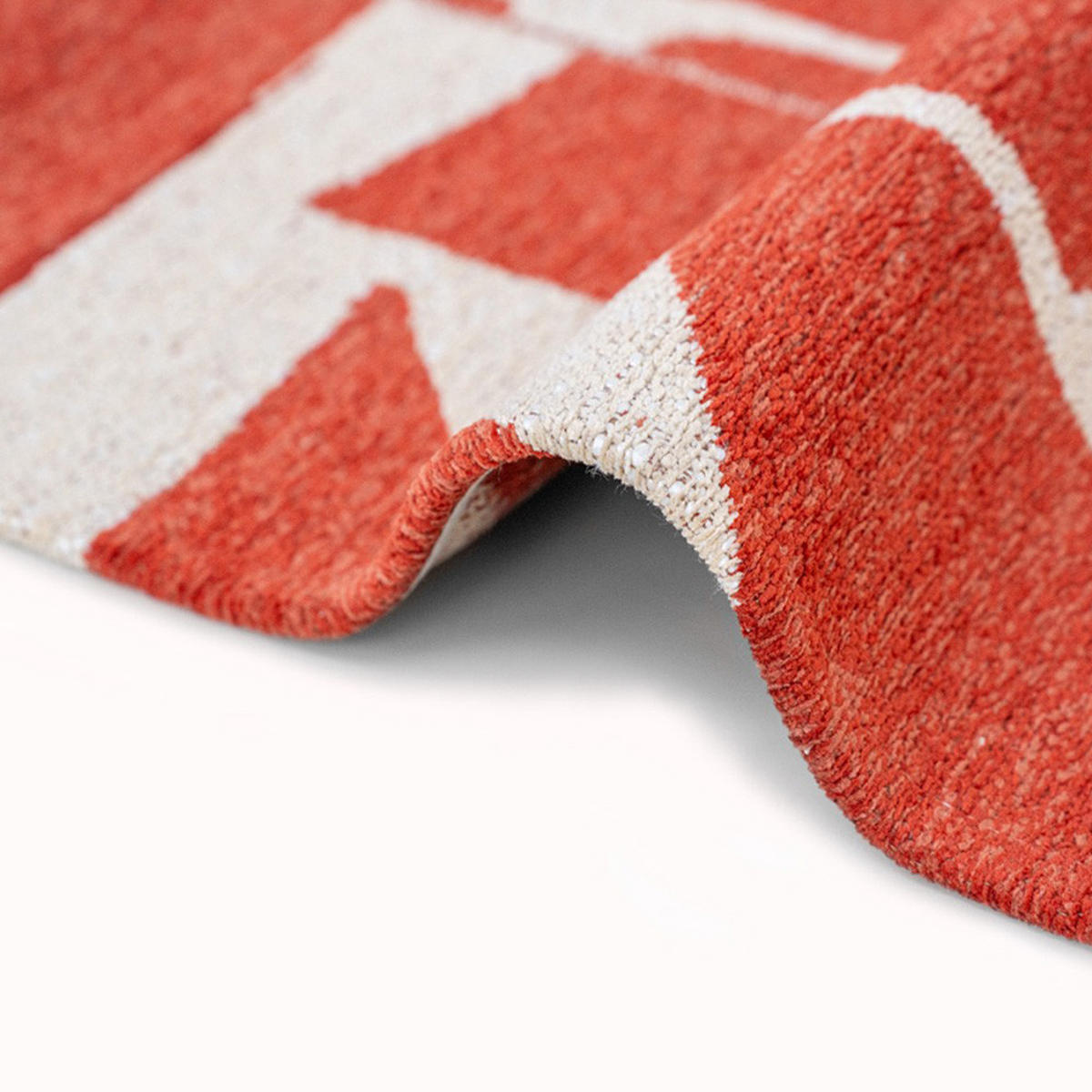 TEPPICH Rust Craft Papercut 240/340 cm - Rot, Kunststoff/Textil (240/340cm) - Louis De Poortere