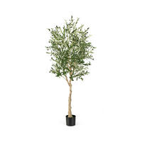 OLIVENBÄUME Künstliche 182 cm Grün - Grün, Kunststoff (182cm) - COSTWAY