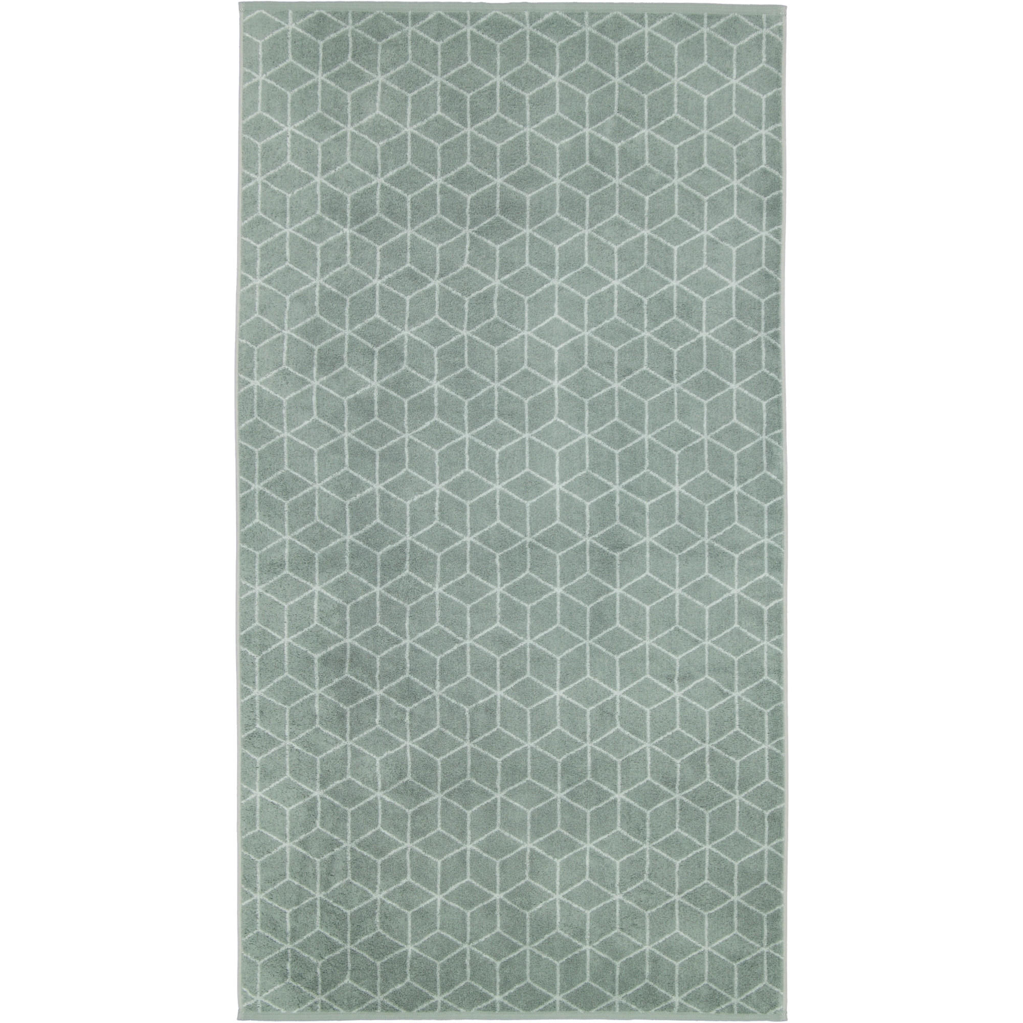 HANDTÜCHER COORDINATES CARRÉ 2557 SAGE GREEN - 44 - Grün, Textil (80/150cm) - Zöllner
