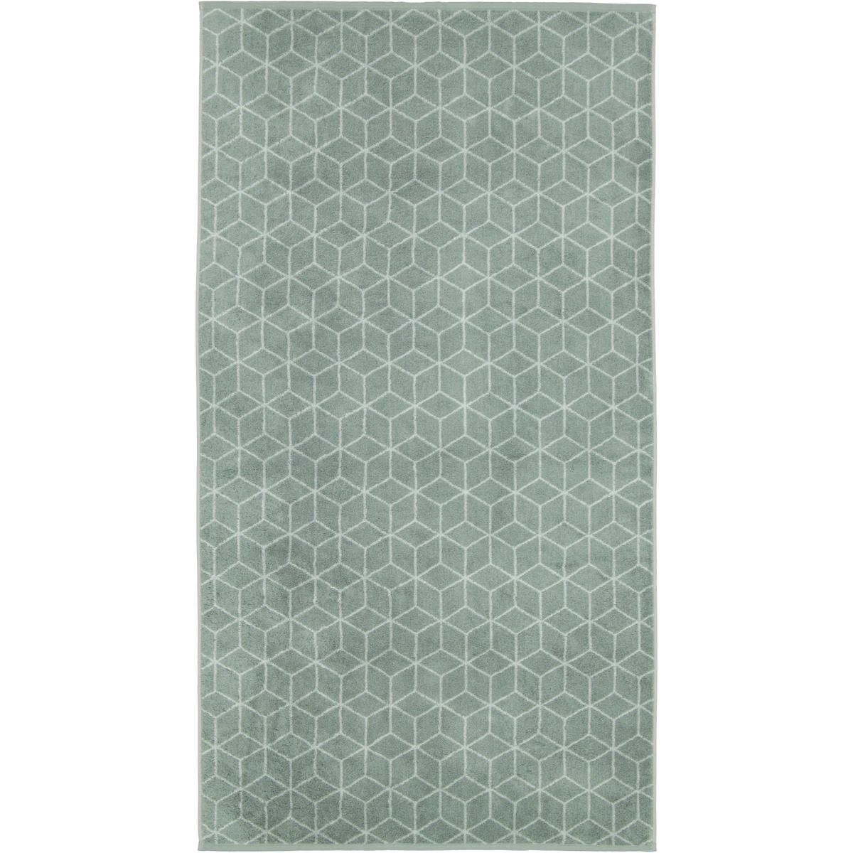 HANDTÜCHER COORDINATES CARRÉ 2557 SAGE GREEN - 44 - Grün, Textil (80/150cm) - Zöllner