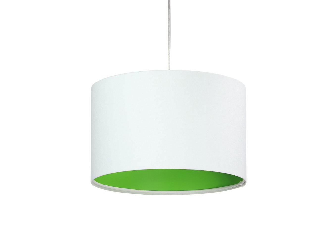 HÄNGELEUCHTE Grün 30/20 cm - Weiß/Grün, Kunststoff (30/0.45/20cm) - ONZENO