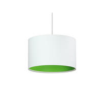 HÄNGELEUCHTE Grün 30/20 cm - Weiß/Grün, Kunststoff (30/0.45/20cm) - ONZENO