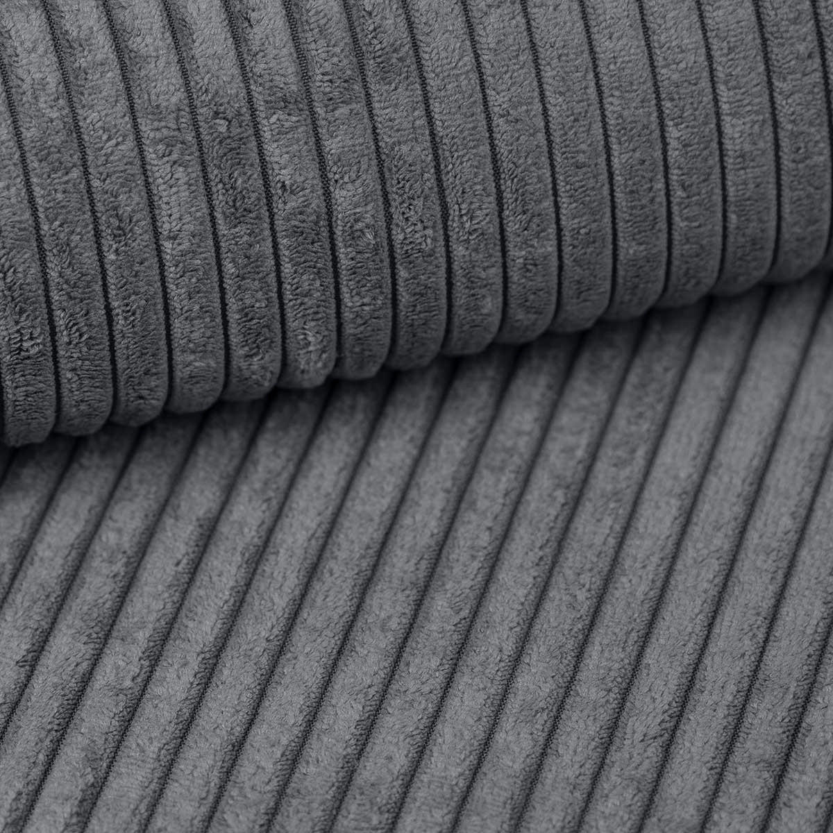 ECKSOFA Kokko mit Schlaffunktion, Grau - Grau, Textil (267/167cm) - Fedve