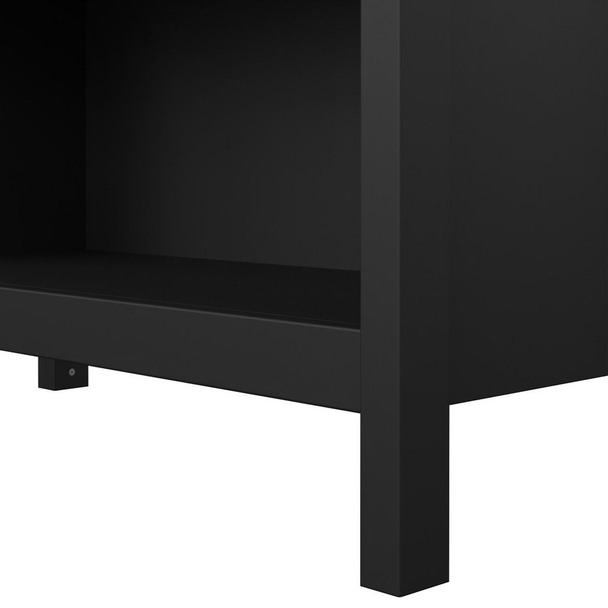 REGAL, Madrid, Schwarz, Holzwerkstoff, 78 x 33 x 199 cm - Schwarz, Holzwerkstoff (78/199/33cm) - ebuy24
