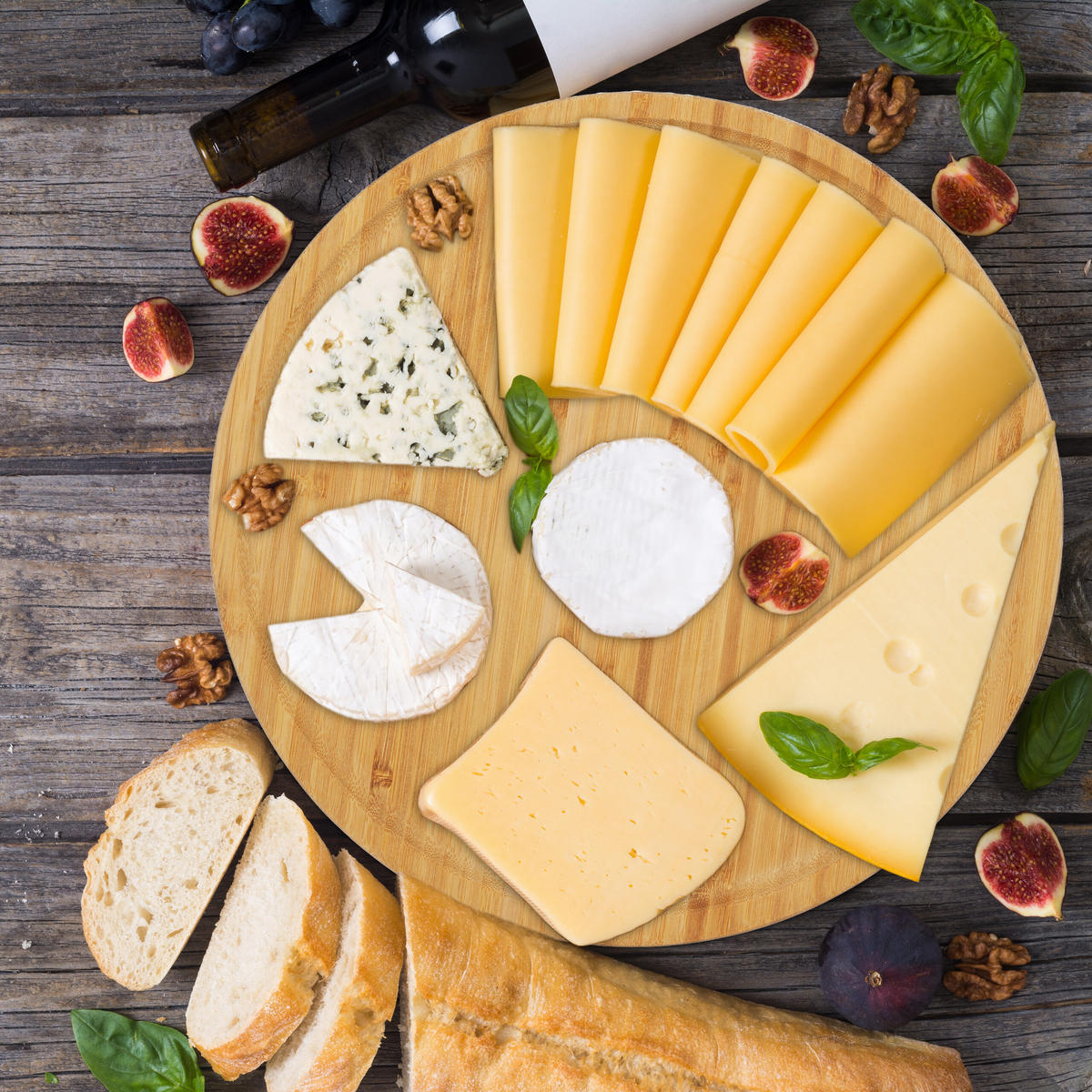 4XPIZZATELLER - Hellbraun, Holz (32/32/1.5cm) - Relaxdays