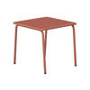 GARTEN-BEISTELLTISCH quadratisch - Metall - Terracotta - MIRMANDE von MYLIA - Braun, Metall (45/45/41.5cm) - Vente-Unique