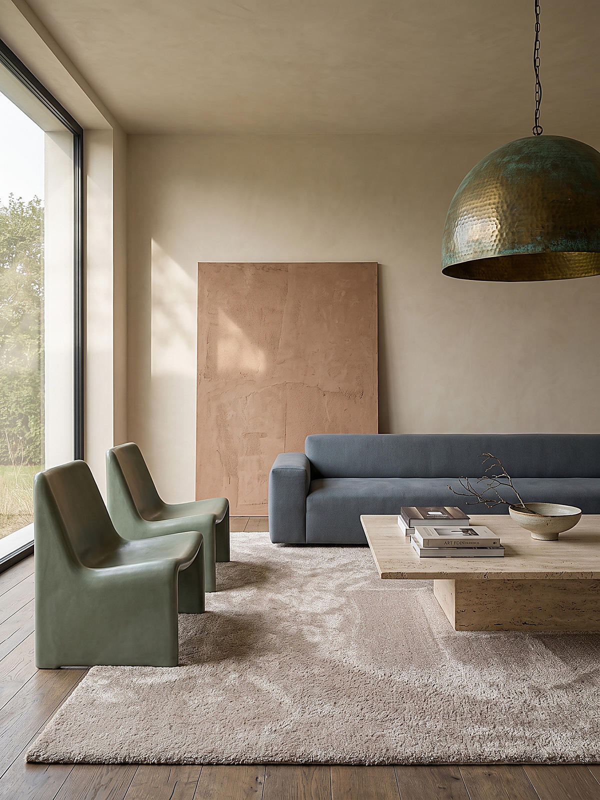 TEPPICH Hochflor ZINAL Uni Polyester Beige 80 x 150 cm - Beige, Textil (80/150cm) - KADIMA DESIGN