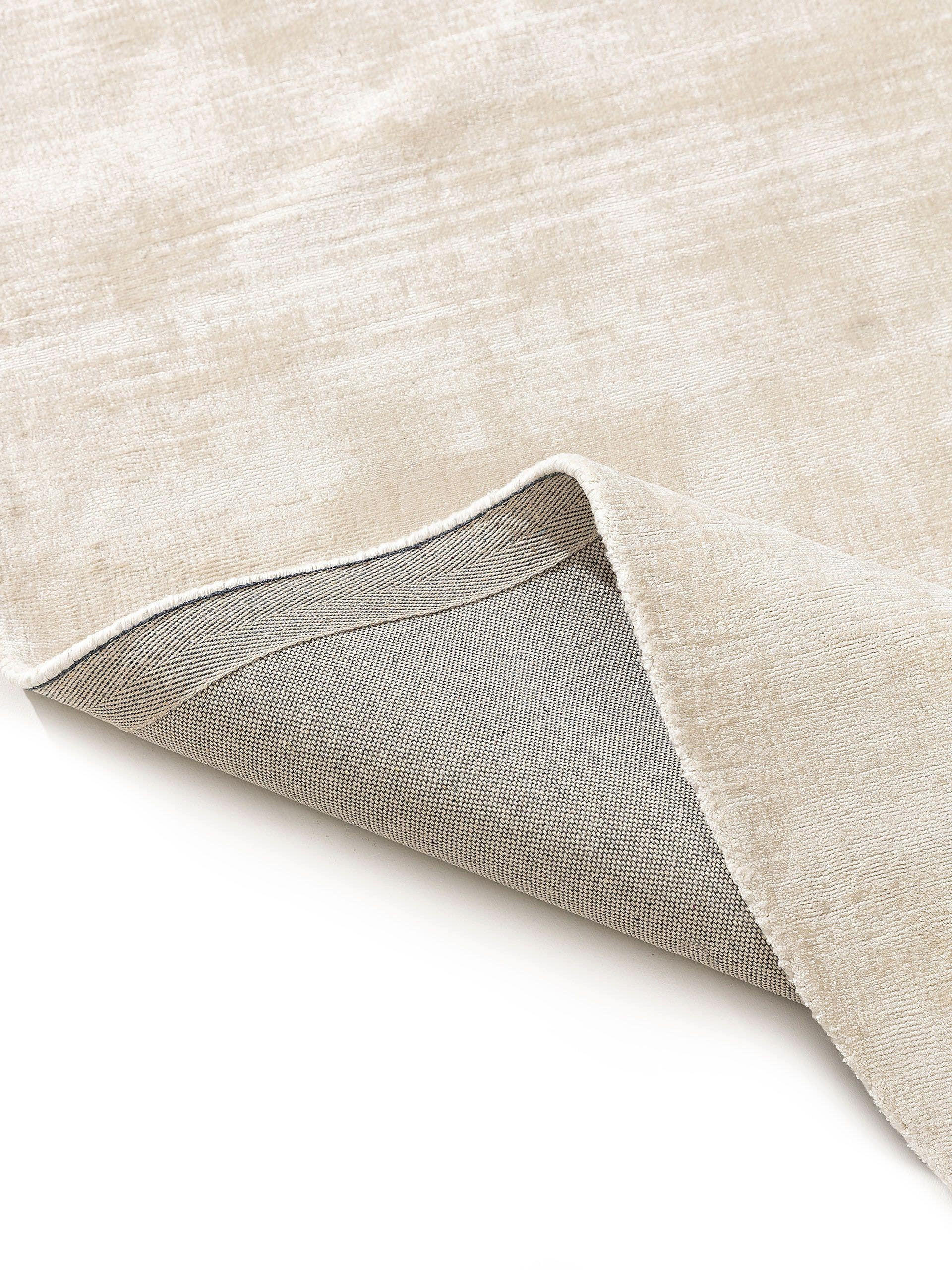 Thumbnail - benuta Pure Viskoseteppich, Creme, Textil, Beton Optik, Rechteckig, 150x230 cm, Gots, für Fußbodenheizung geeignet, Tepp...