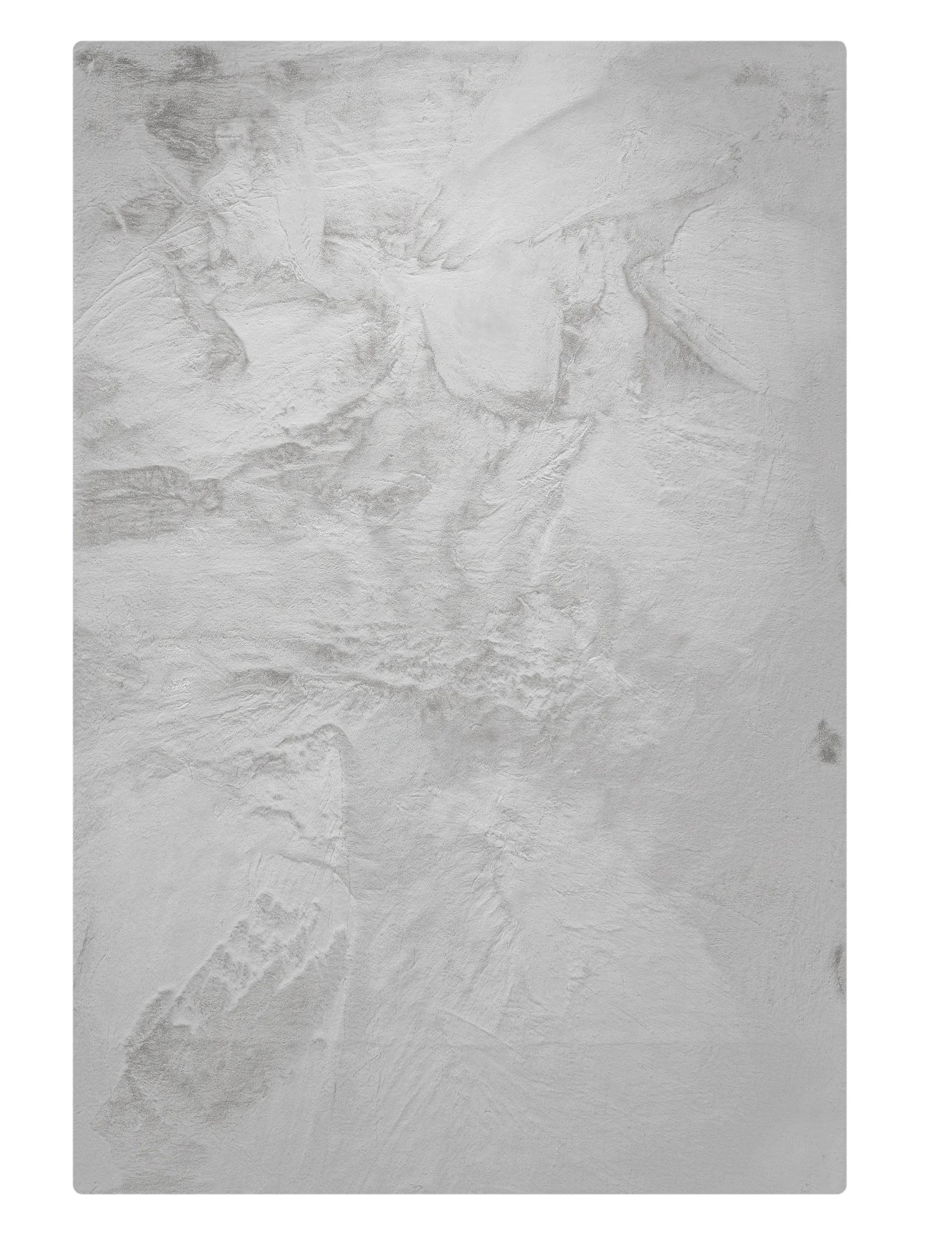 KUNSTFELL-TEPPICH Dave Grau 200x300 cm - Grau, Kunststoff/Textil (200/300cm) - benuta Nest