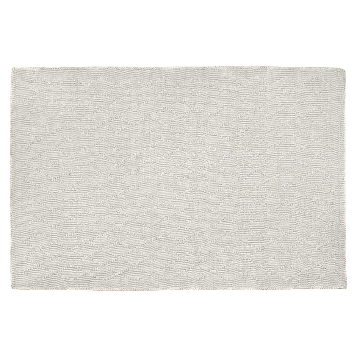 KURZFLOR-TEPPICH Erzin 200/140 cm - Weiß, Textil (140/200cm) - Beliani