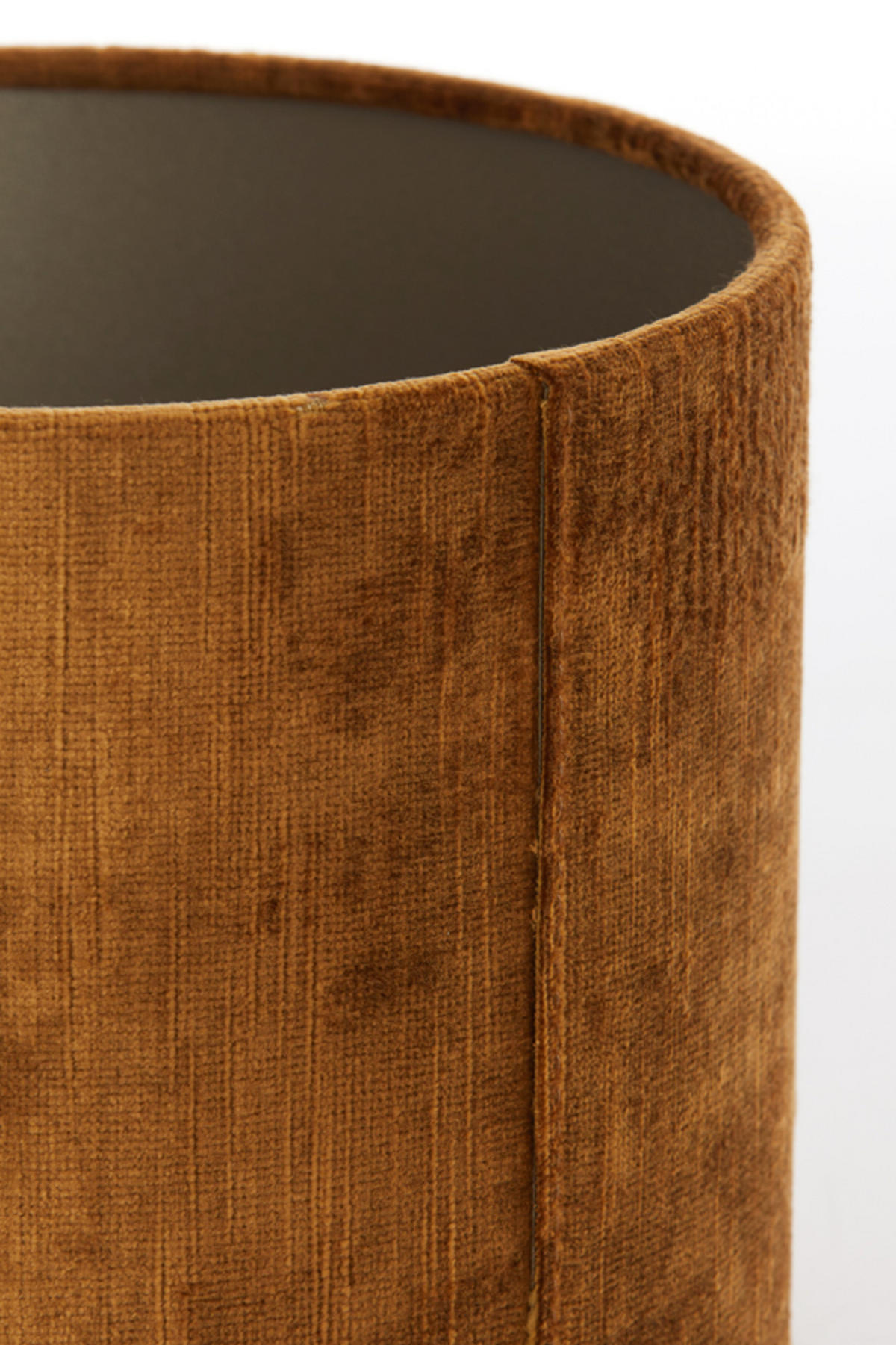 LAMPENSCHIRM Edelstein Gold Ø25/18 cm - Goldfarben, Textil (25/25/18cm) - Light & Living