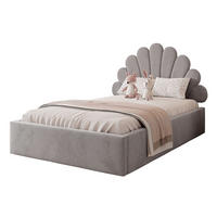 POLSTERBETT ASHLEY mit Bettkasten 180x200 cm, Stoff: Jasmine 90 - Grau, Textil - Lookway